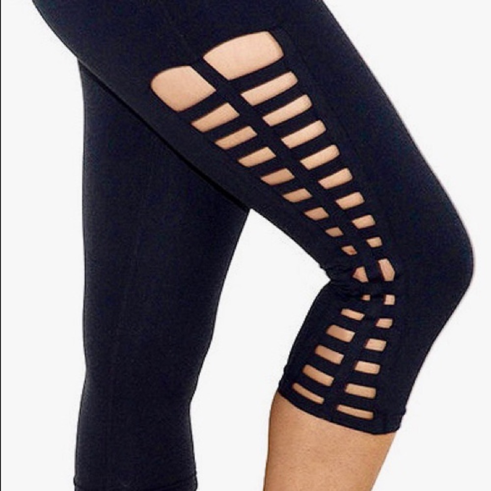 J. Nessa Royal Blue Booty Pop Capri